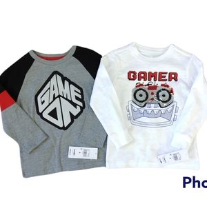 NWT Garanimals Gamer Graphic Longsleeve Set